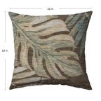 Aloha AH7 Chocolate Chenille Decorative Pillow