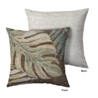 Aloha AH7 Chocolate Chenille Decorative Pillow