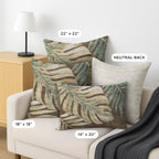 Aloha AH7 Chocolate Chenille Decorative Pillow
