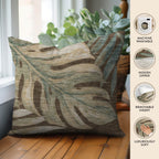 Aloha AH7 Chocolate Chenille Decorative Pillow