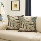 Aloha AH7 Chocolate Chenille Decorative Pillow