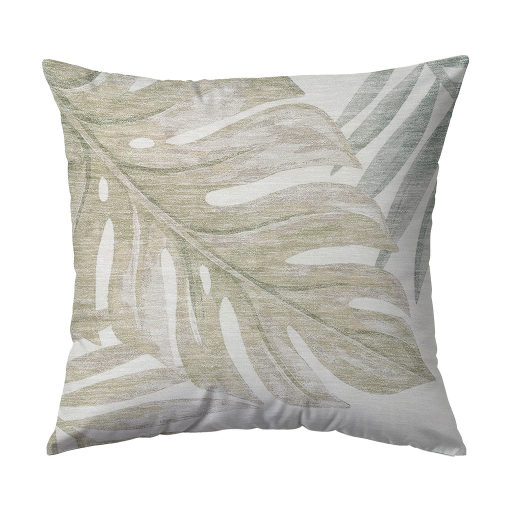 Aloha AH7 Ivory Chenille Decorative Pillow
