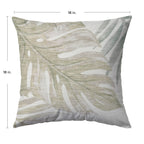 Aloha AH7 Ivory Chenille Decorative Pillow