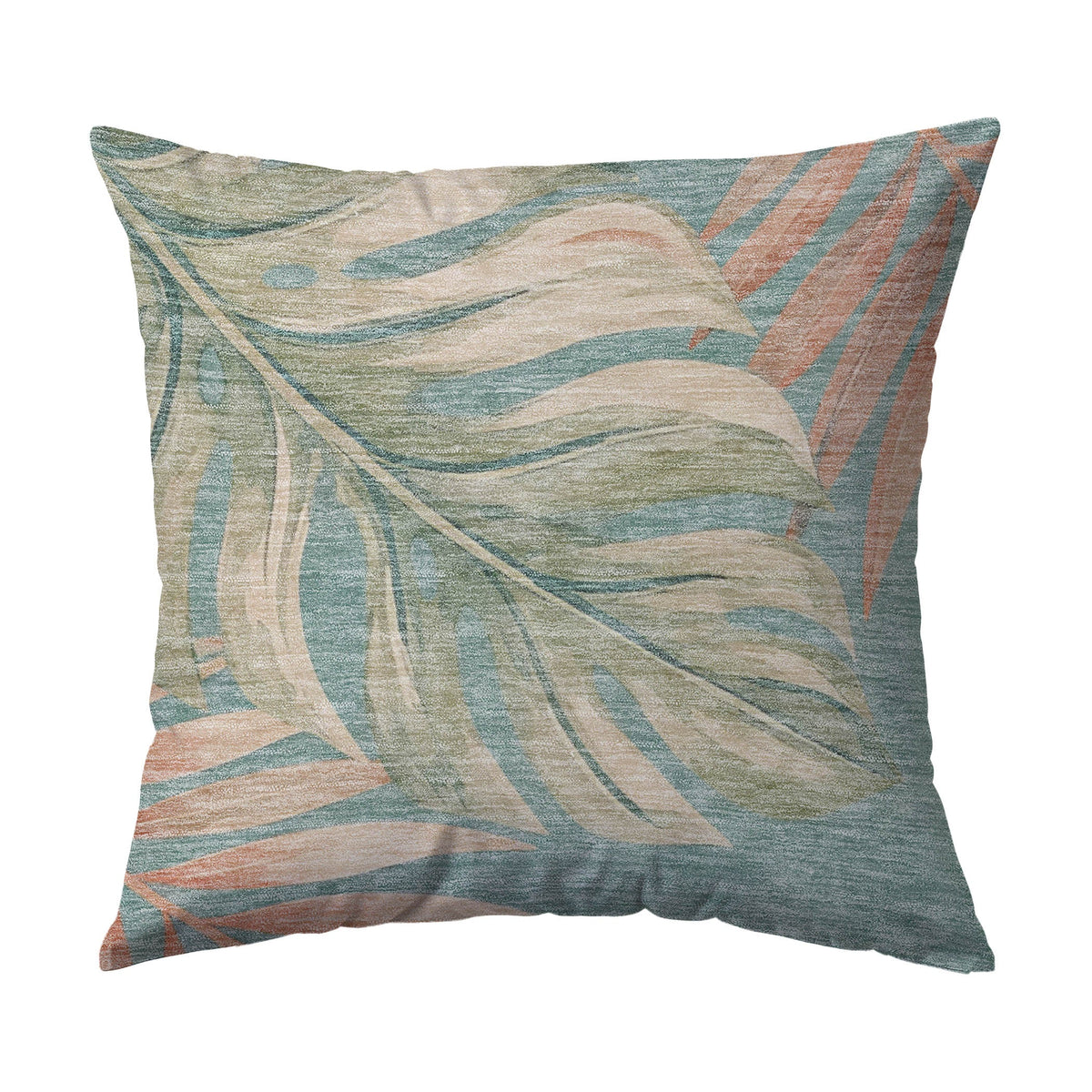 Aloha AH7 Teal Chenille Decorative Pillow