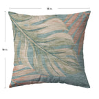 Aloha AH7 Teal Chenille Decorative Pillow