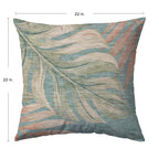 Aloha AH7 Teal Chenille Decorative Pillow