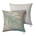 Aloha AH7 Teal Chenille Decorative Pillow