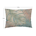 Aloha AH7 Teal Chenille Decorative Pillow