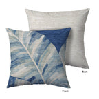 Aloha AH8 Blue Chenille Decorative Pillow