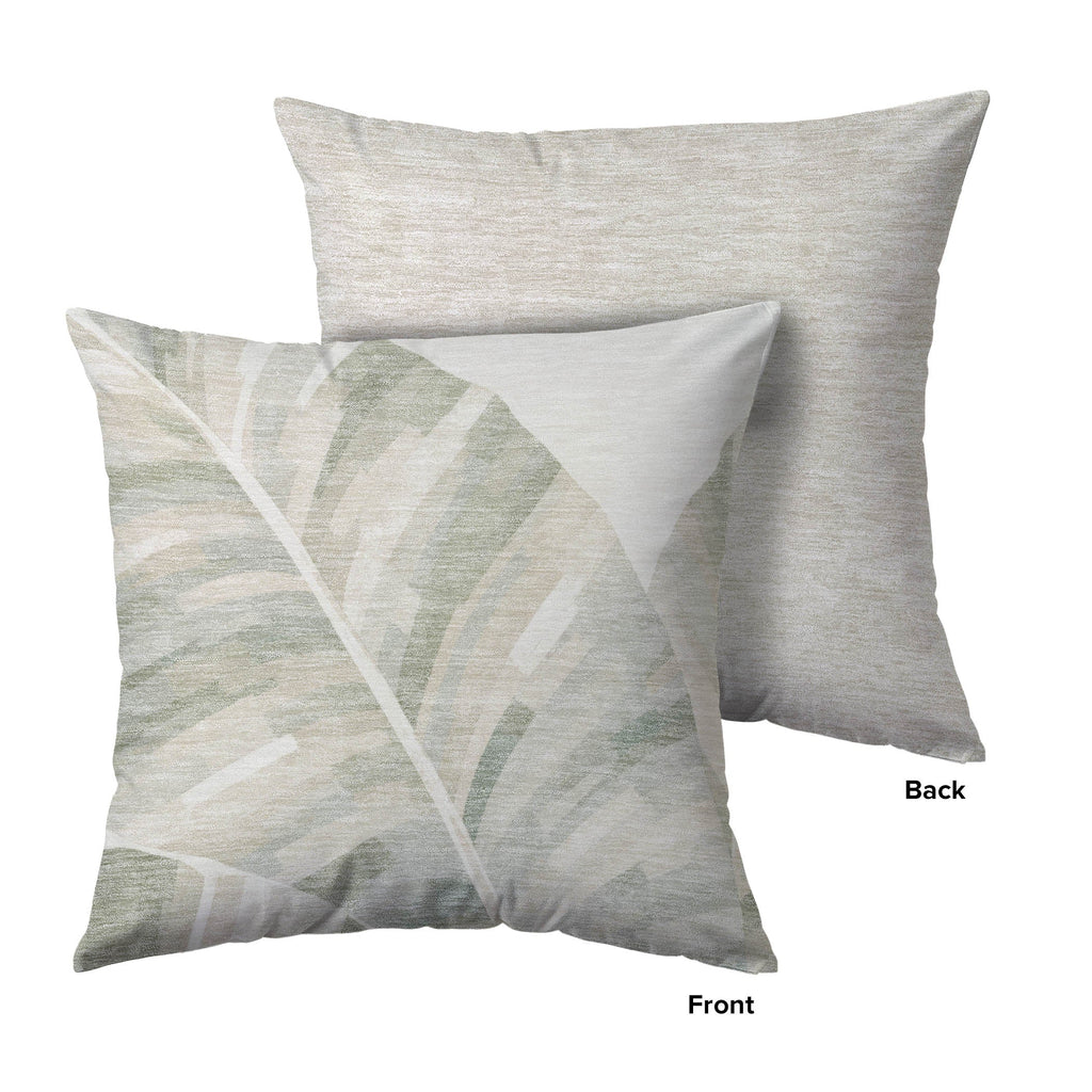 Aloha AH8 Ivory Chenille Decorative Pillow