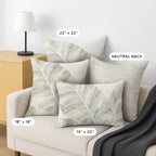 Aloha AH8 Ivory Chenille Decorative Pillow