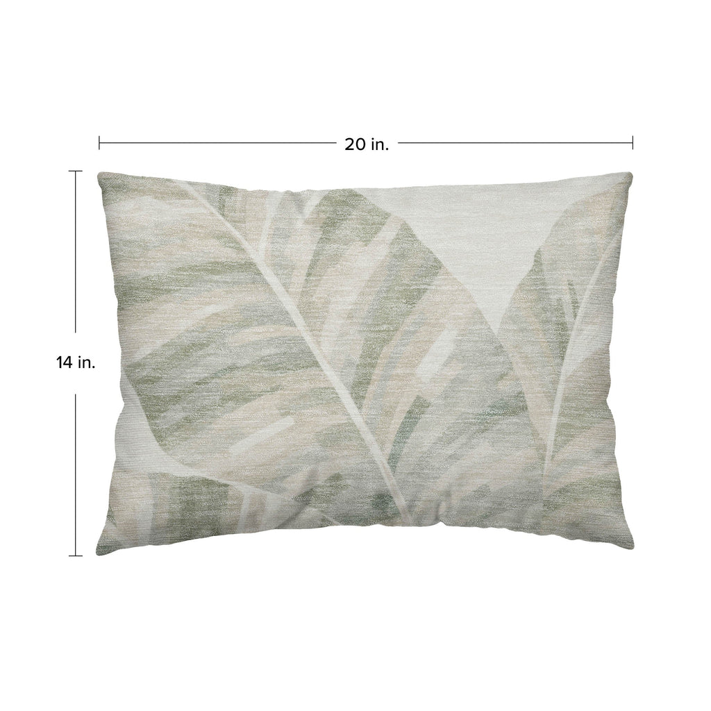 Aloha AH8 Ivory Chenille Decorative Pillow