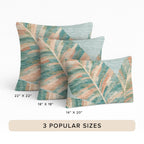 Aloha AH8 Teal Chenille Decorative Pillow