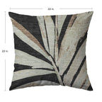Aloha AH9 Black Chenille Decorative Pillow