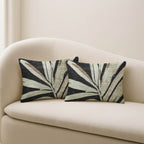 Aloha AH9 Black Chenille Decorative Pillow