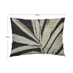 Aloha AH9 Black Chenille Decorative Pillow
