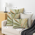 Aloha AH9 Celery Chenille Decorative Pillow