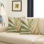Aloha AH9 Celery Chenille Decorative Pillow