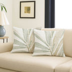 Aloha AH9 Ivory Chenille Decorative Pillow