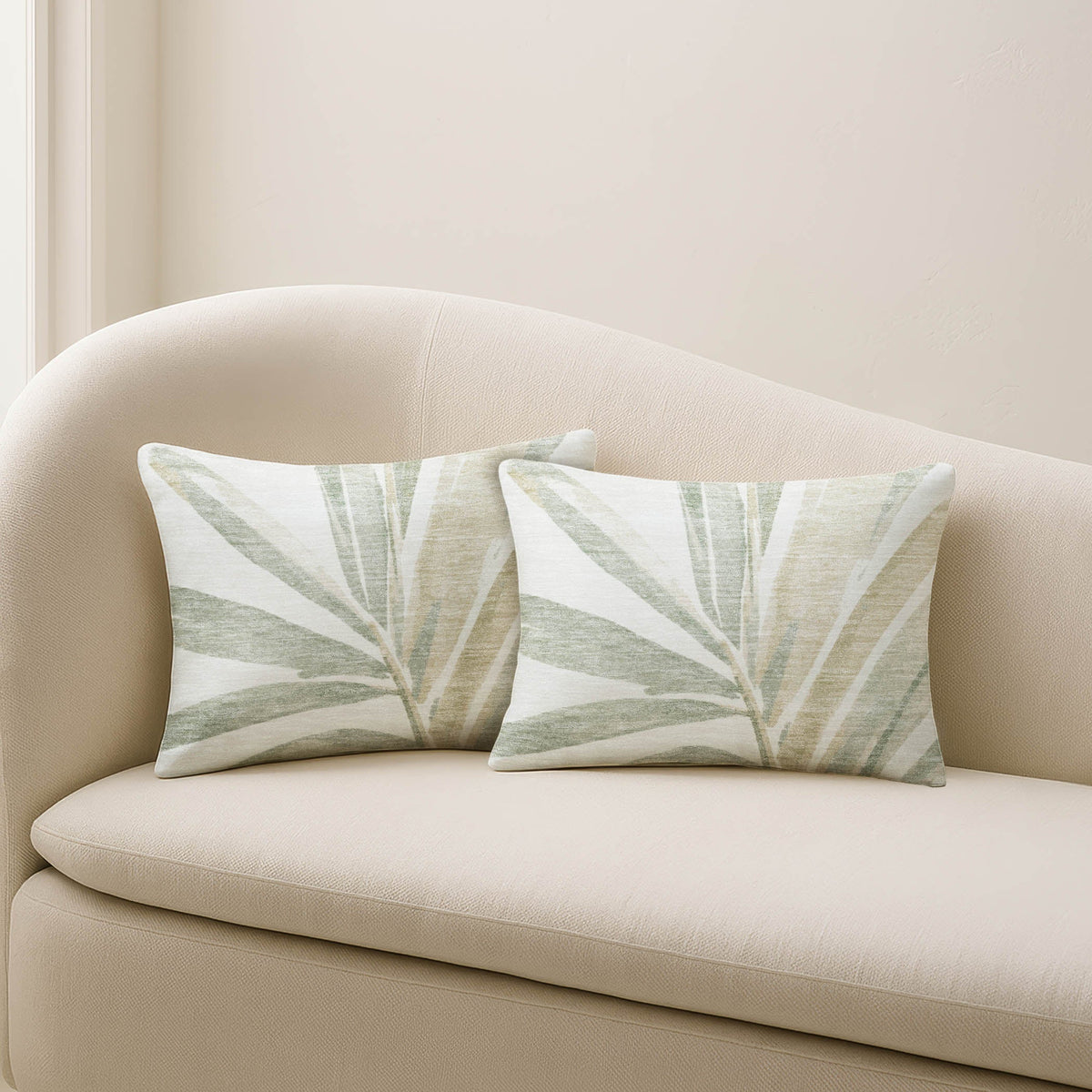 Aloha AH9 Ivory Chenille Decorative Pillow