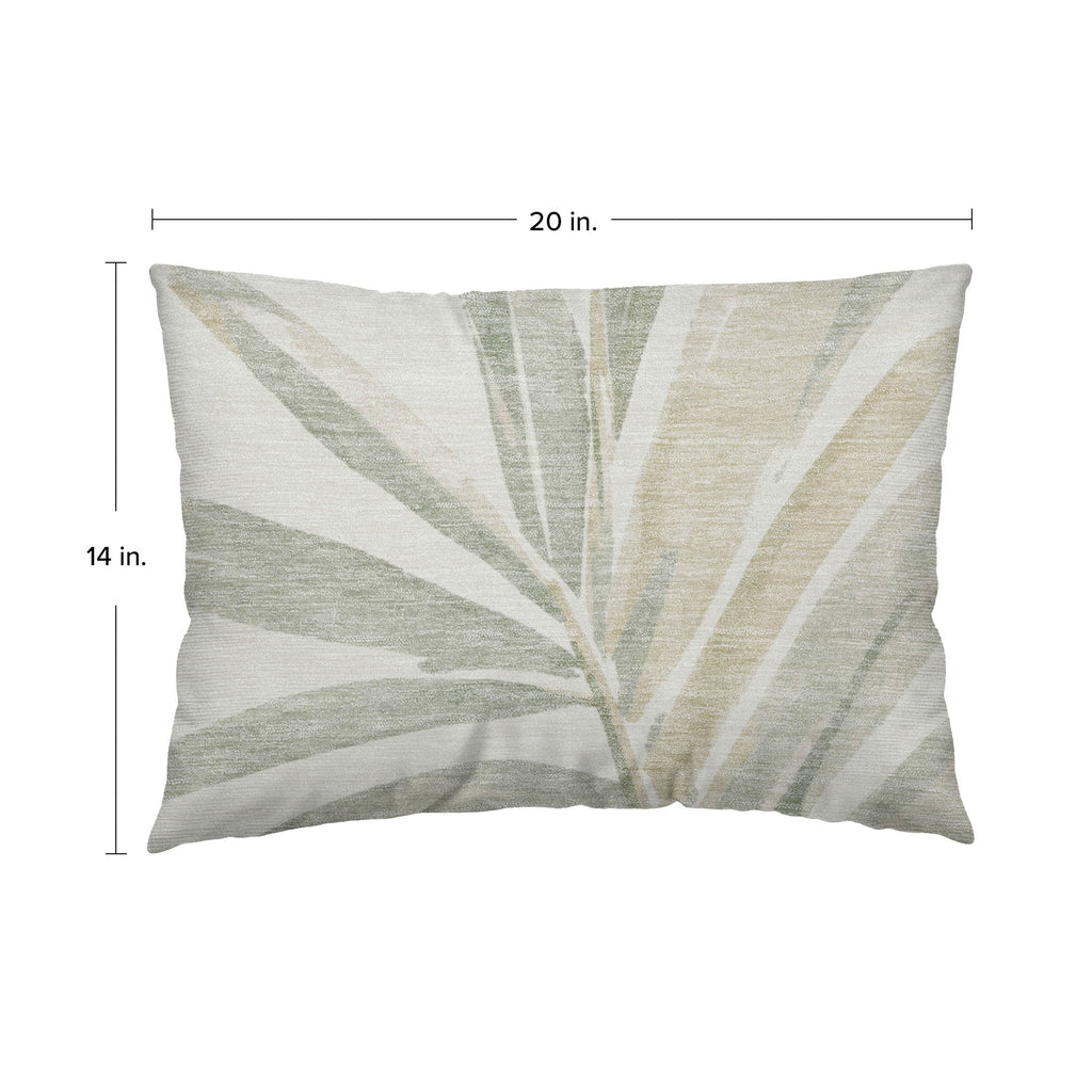 Aloha AH9 Ivory Chenille Decorative Pillow