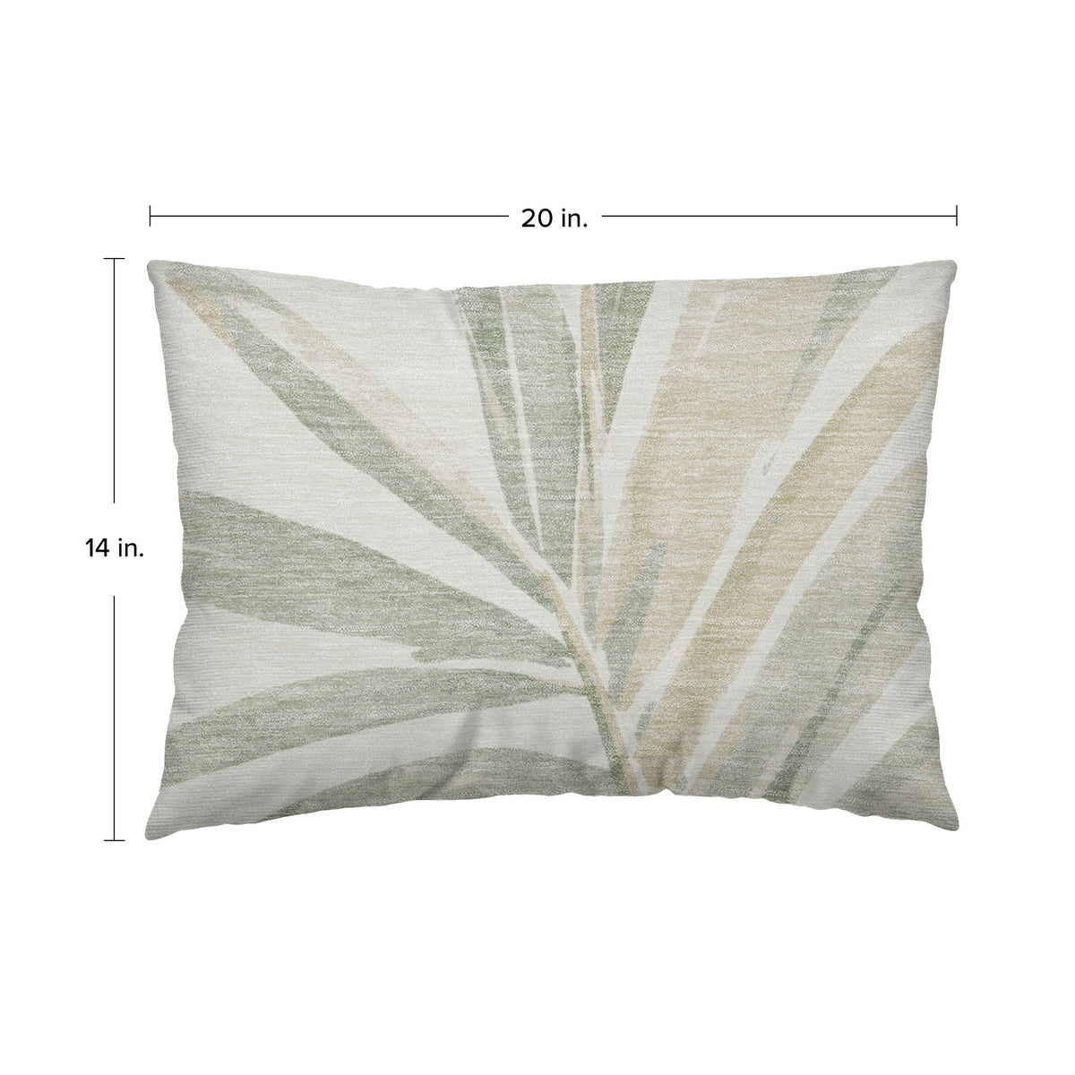 Aloha AH9 Ivory Chenille Decorative Pillow