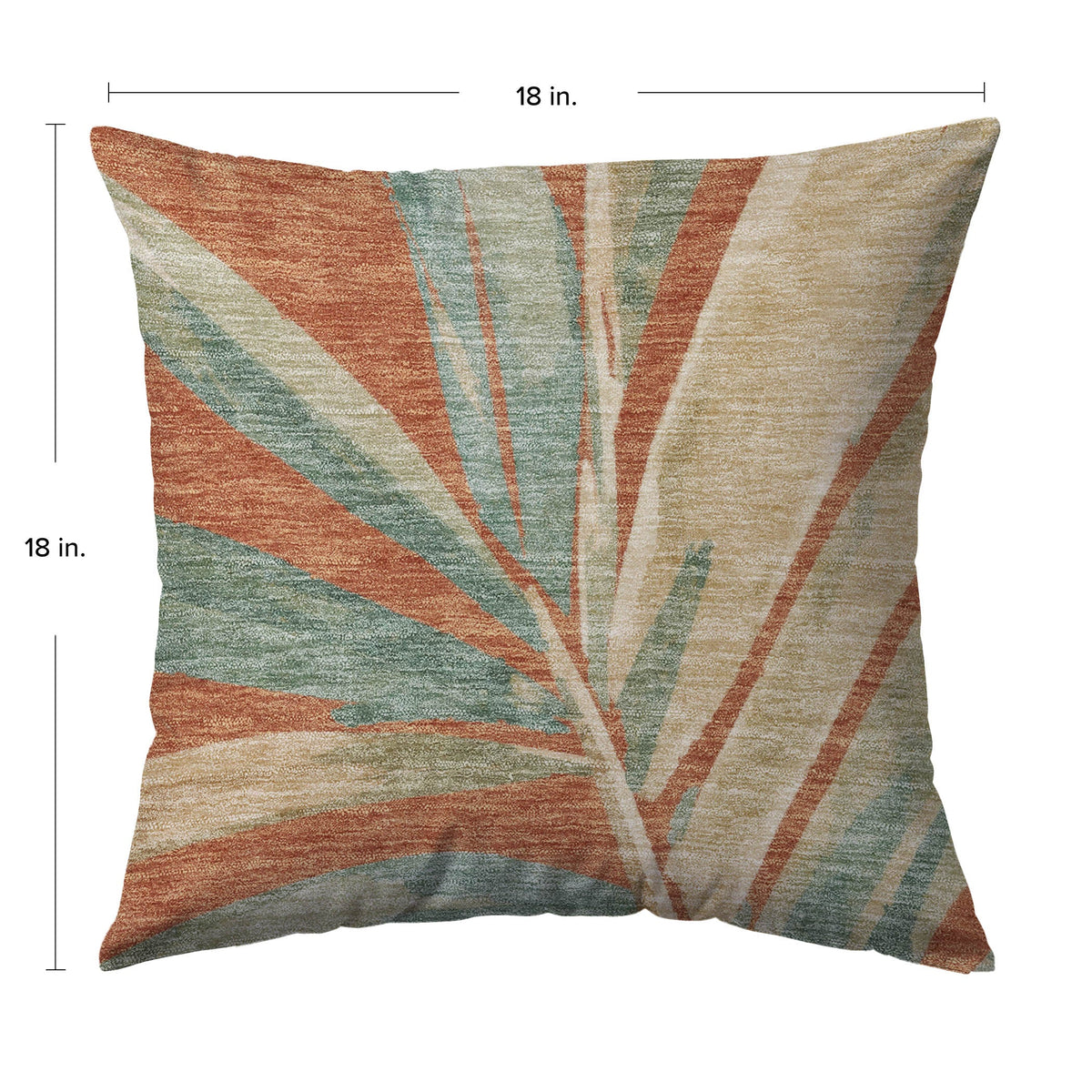 Aloha AH9 Terracotta Chenille Decorative Pillow