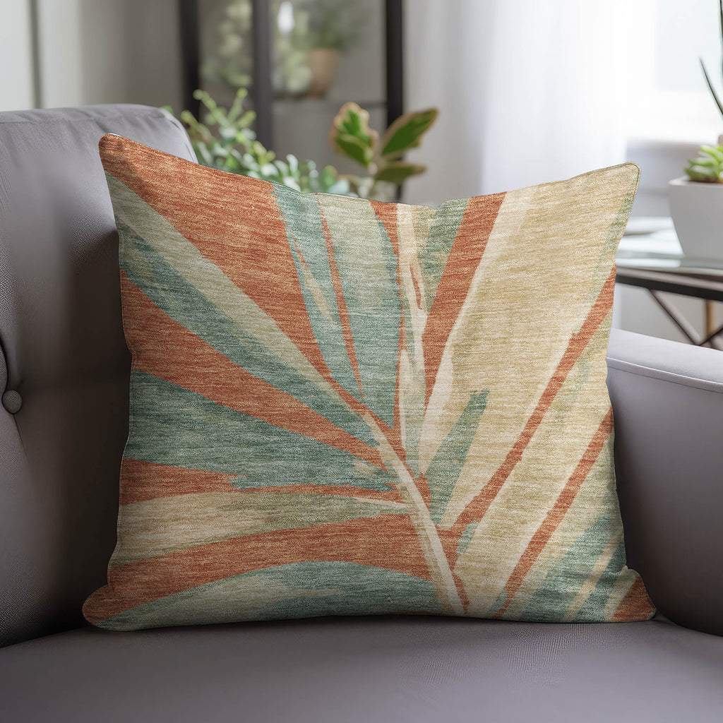 Aloha AH9 Terracotta Chenille Decorative Pillow
