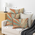 Aloha AH9 Terracotta Chenille Decorative Pillow