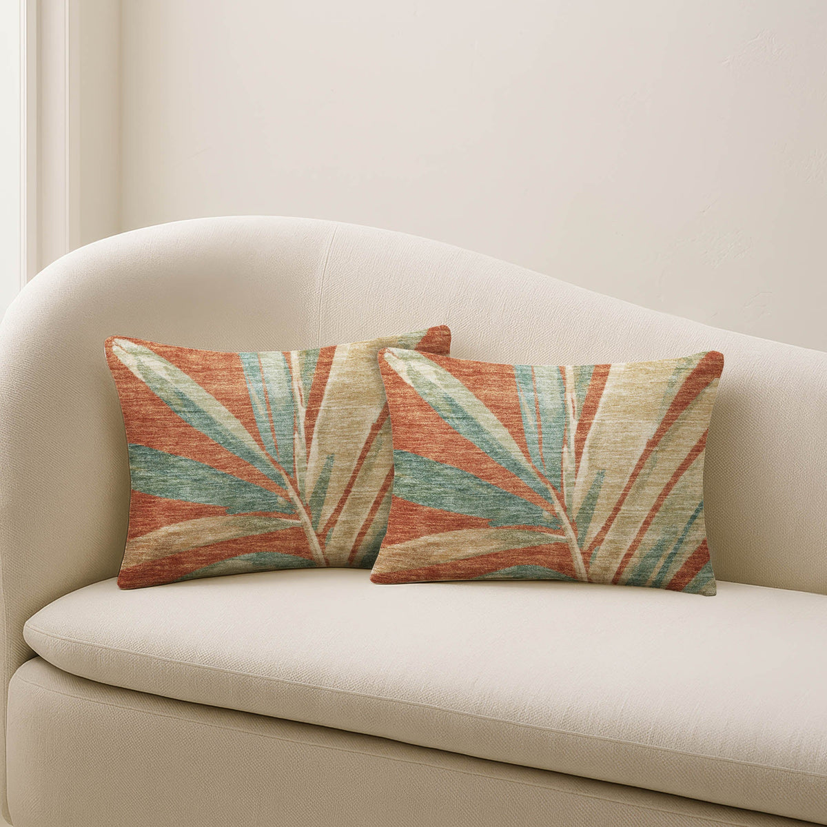 Aloha AH9 Terracotta Chenille Decorative Pillow