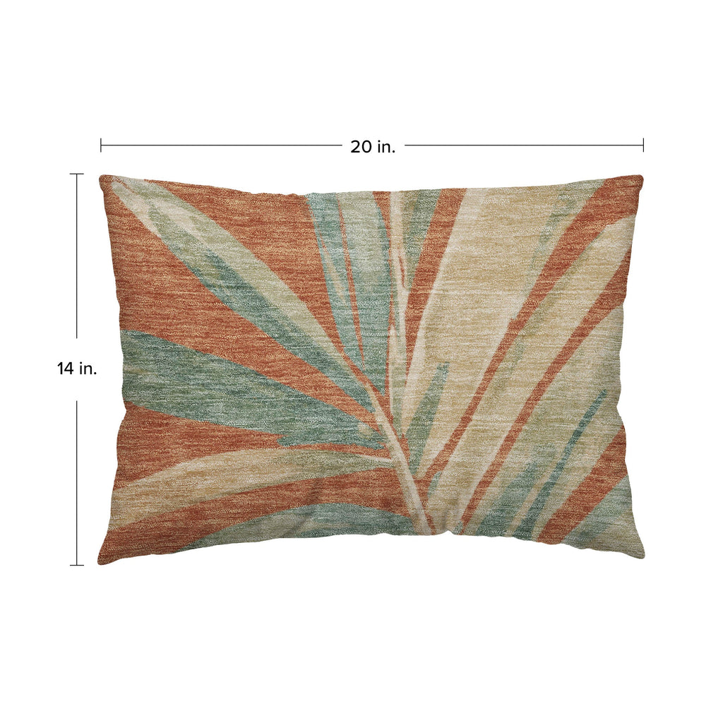 Aloha AH9 Terracotta Chenille Decorative Pillow
