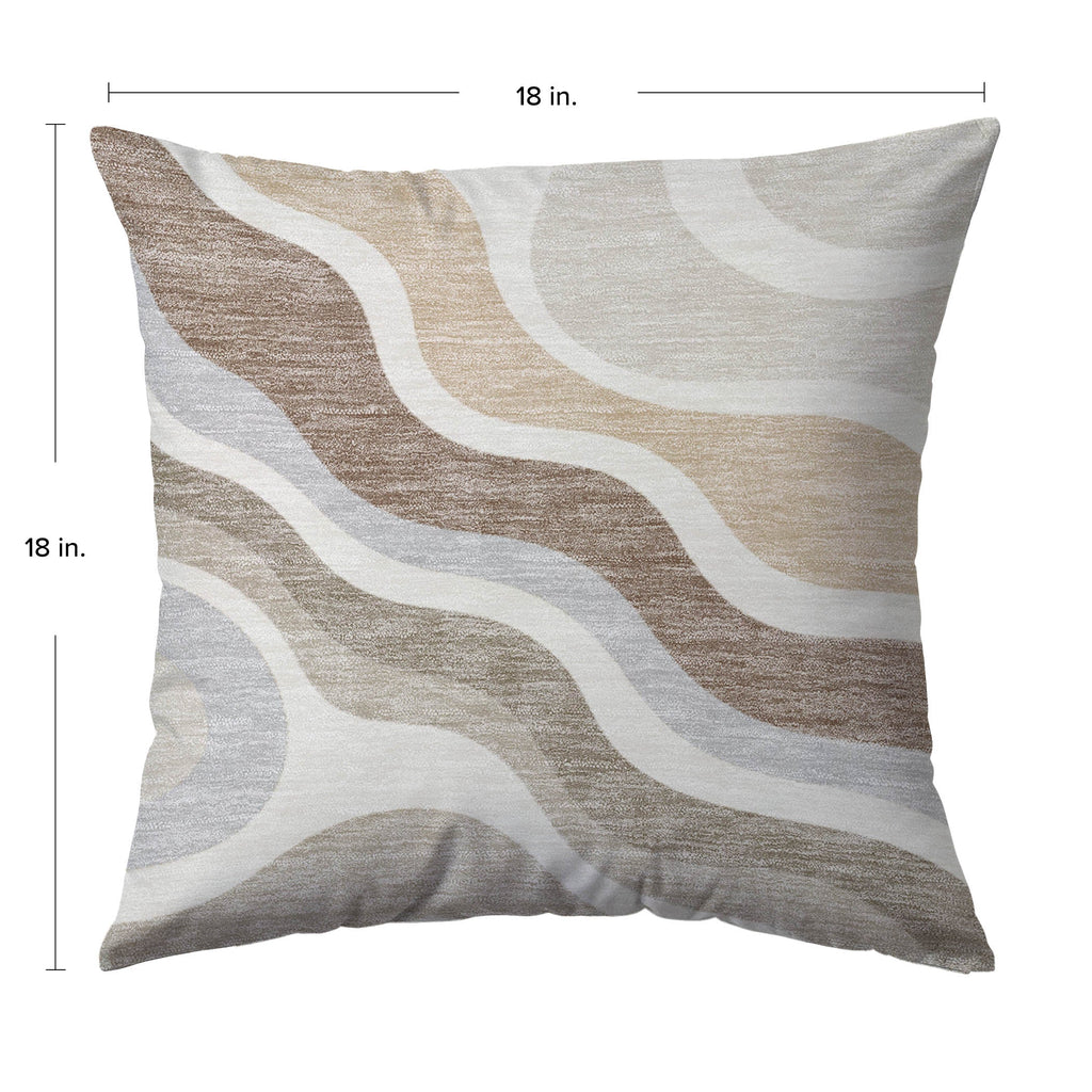 Bluewater BW10 Ivory Chenille Decorative Pillow