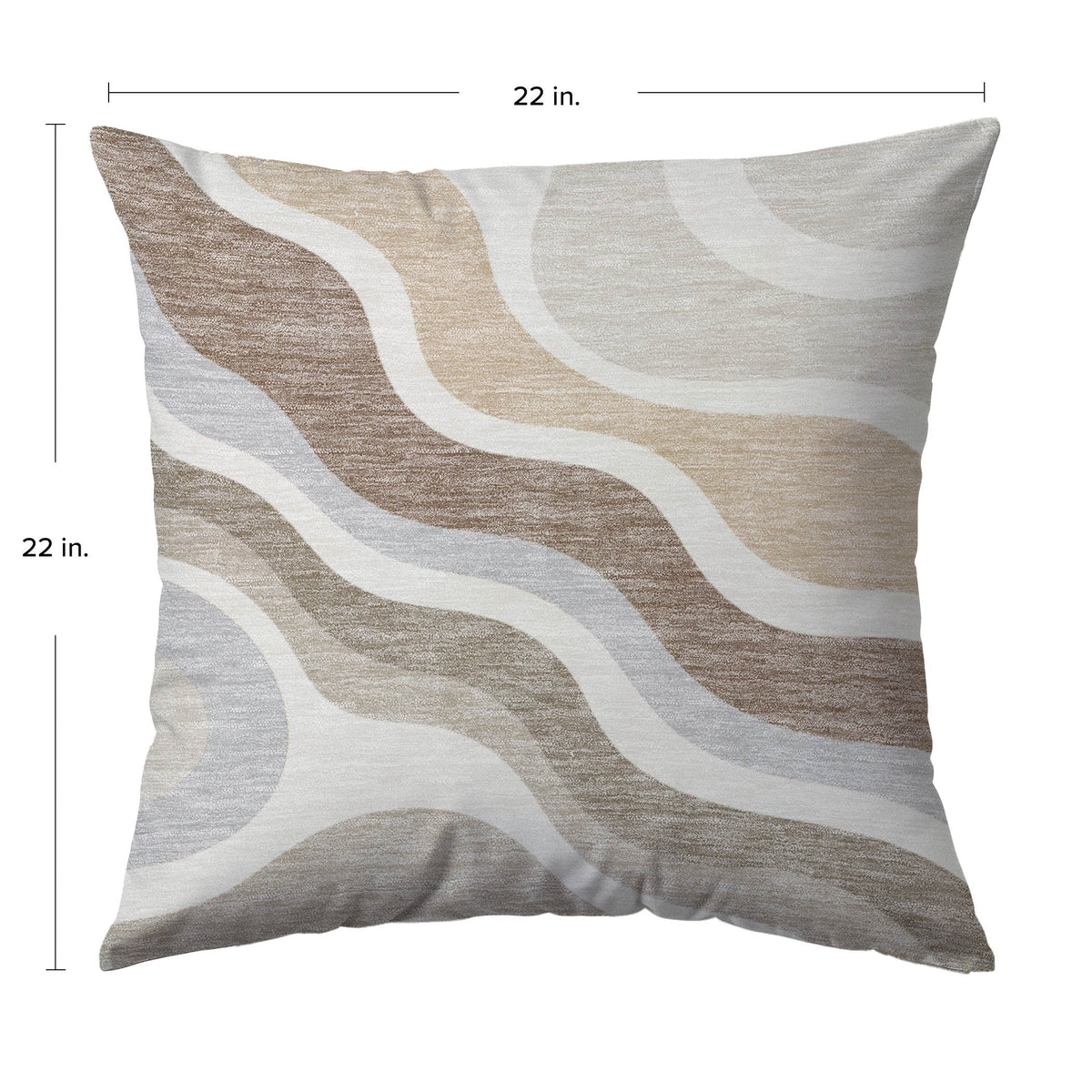 Bluewater BW10 Ivory Chenille Decorative Pillow