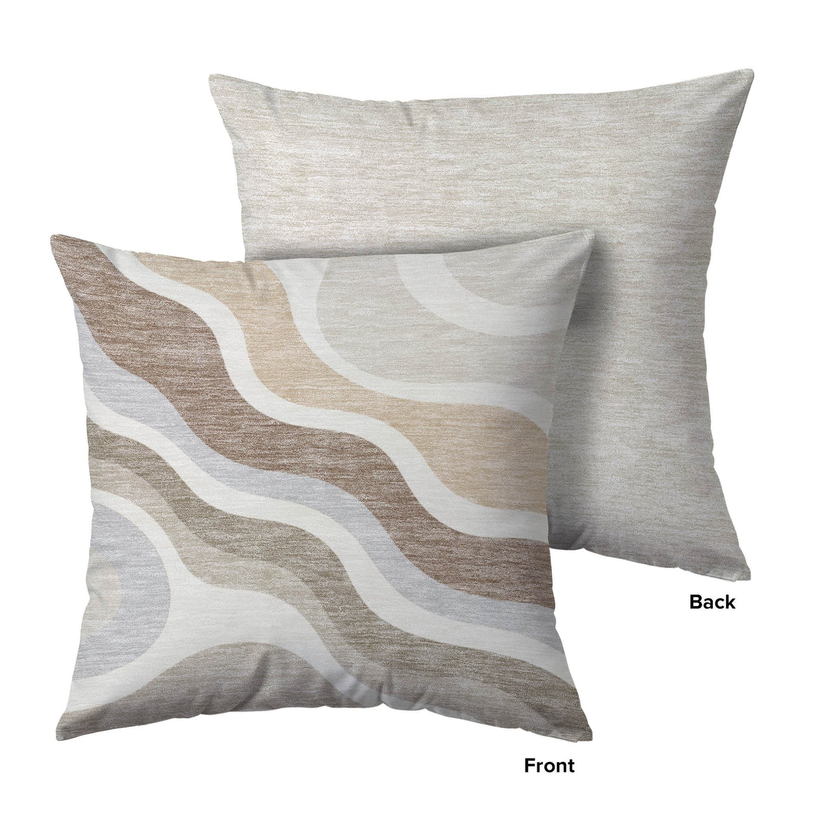 Bluewater BW10 Ivory Chenille Decorative Pillow