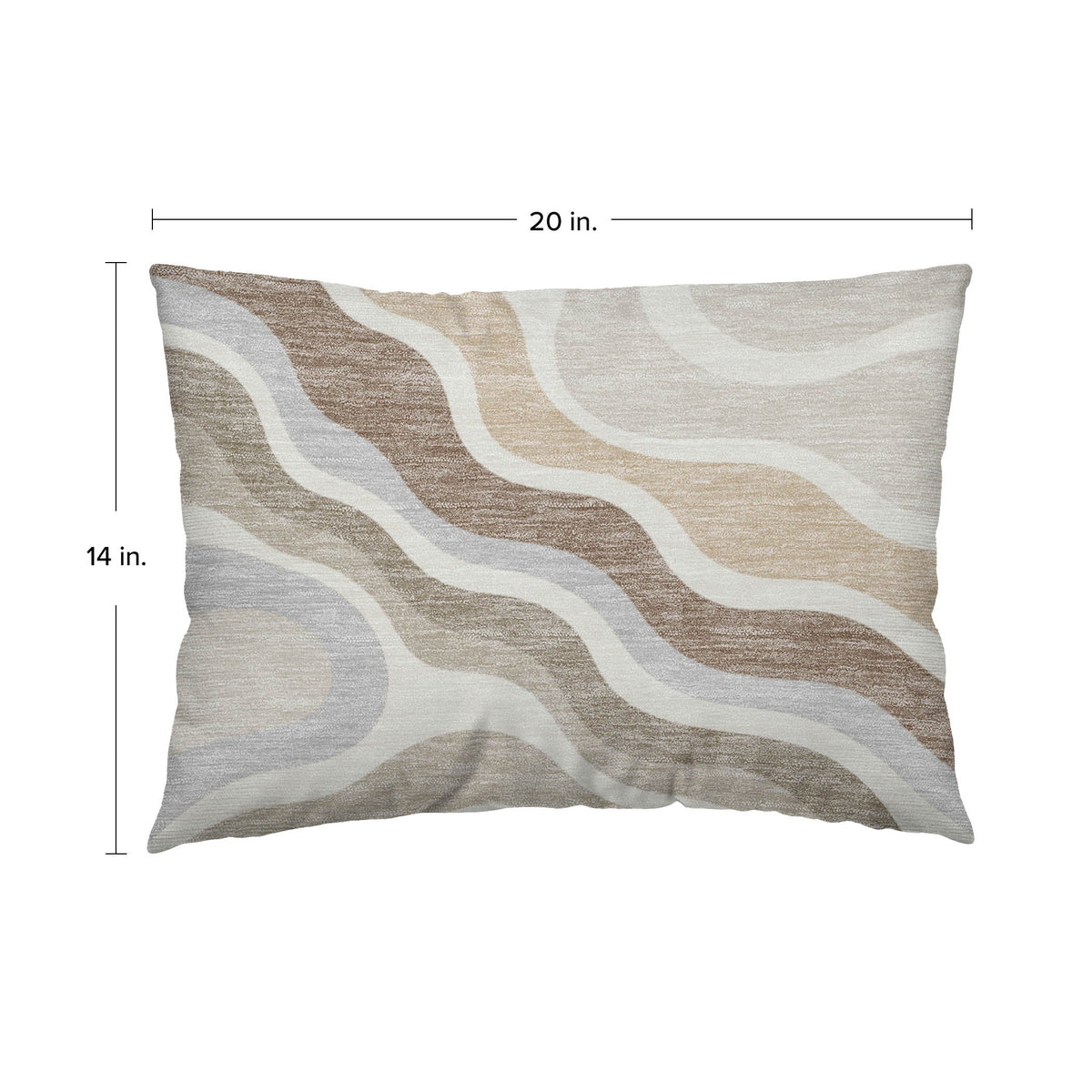 Bluewater BW10 Ivory Chenille Decorative Pillow