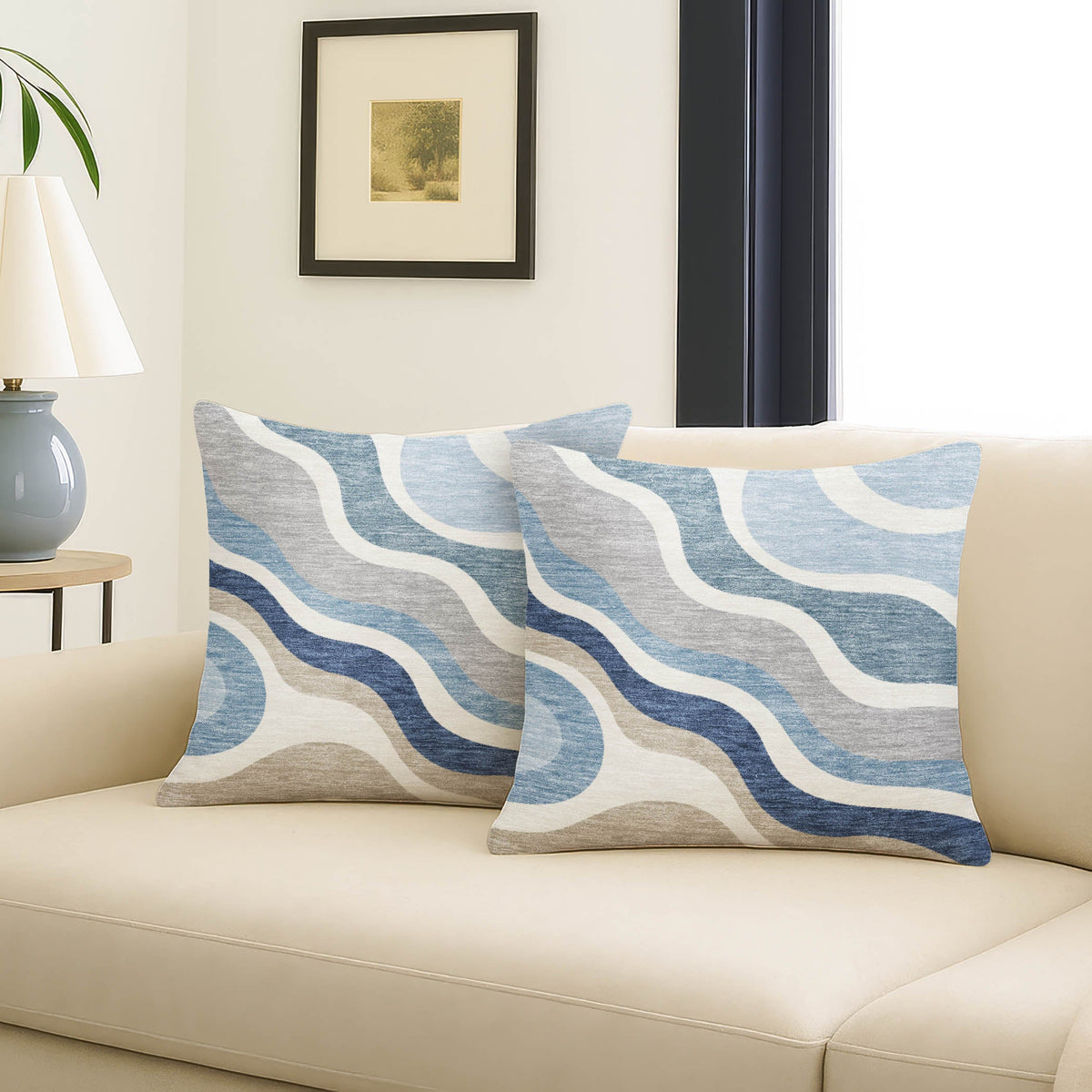 Bluewater BW10 Sky Chenille Decorative Pillow