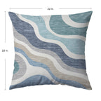 Bluewater BW10 Teal Chenille Decorative Pillow