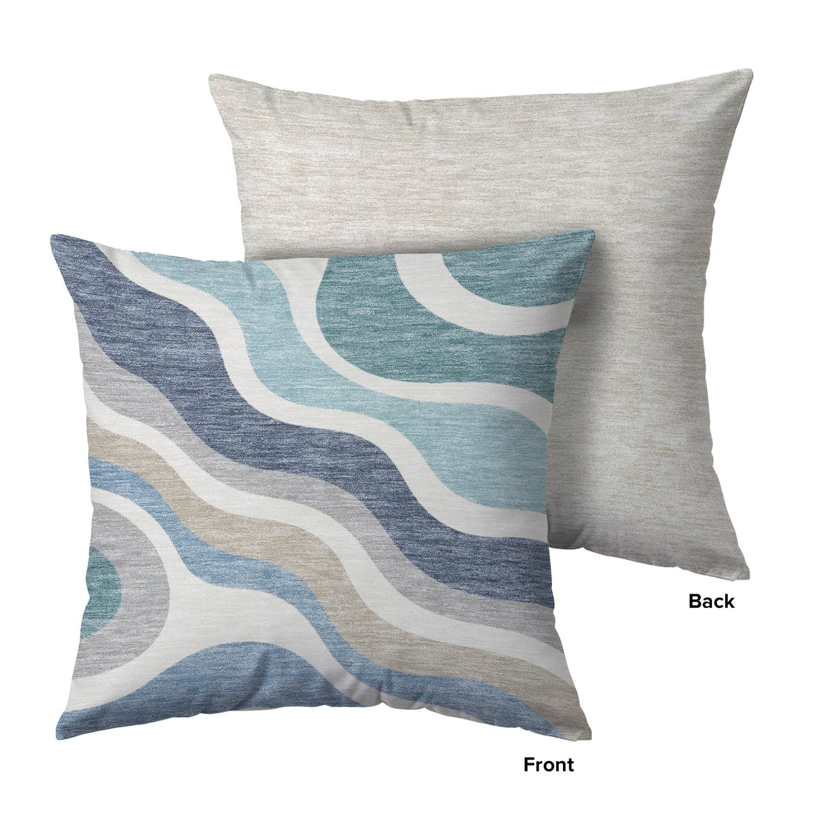 Bluewater BW10 Teal Chenille Decorative Pillow