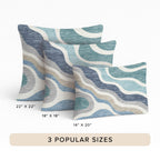 Bluewater BW10 Teal Chenille Decorative Pillow