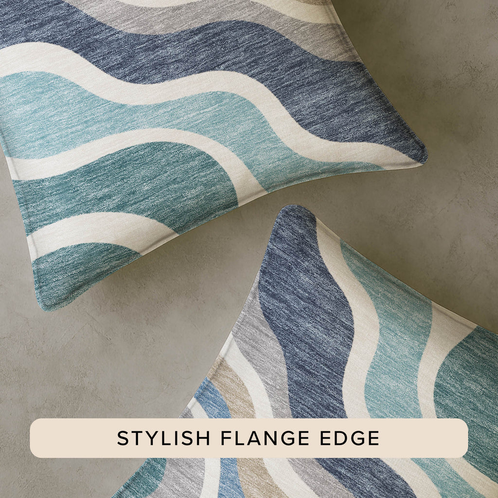Bluewater BW10 Teal Chenille Decorative Pillow