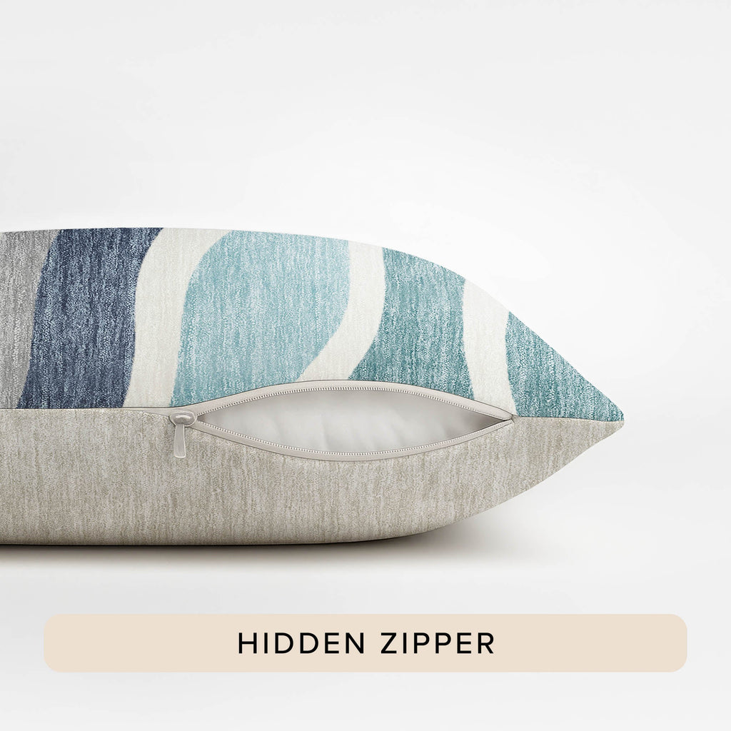 Bluewater BW10 Teal Chenille Decorative Pillow