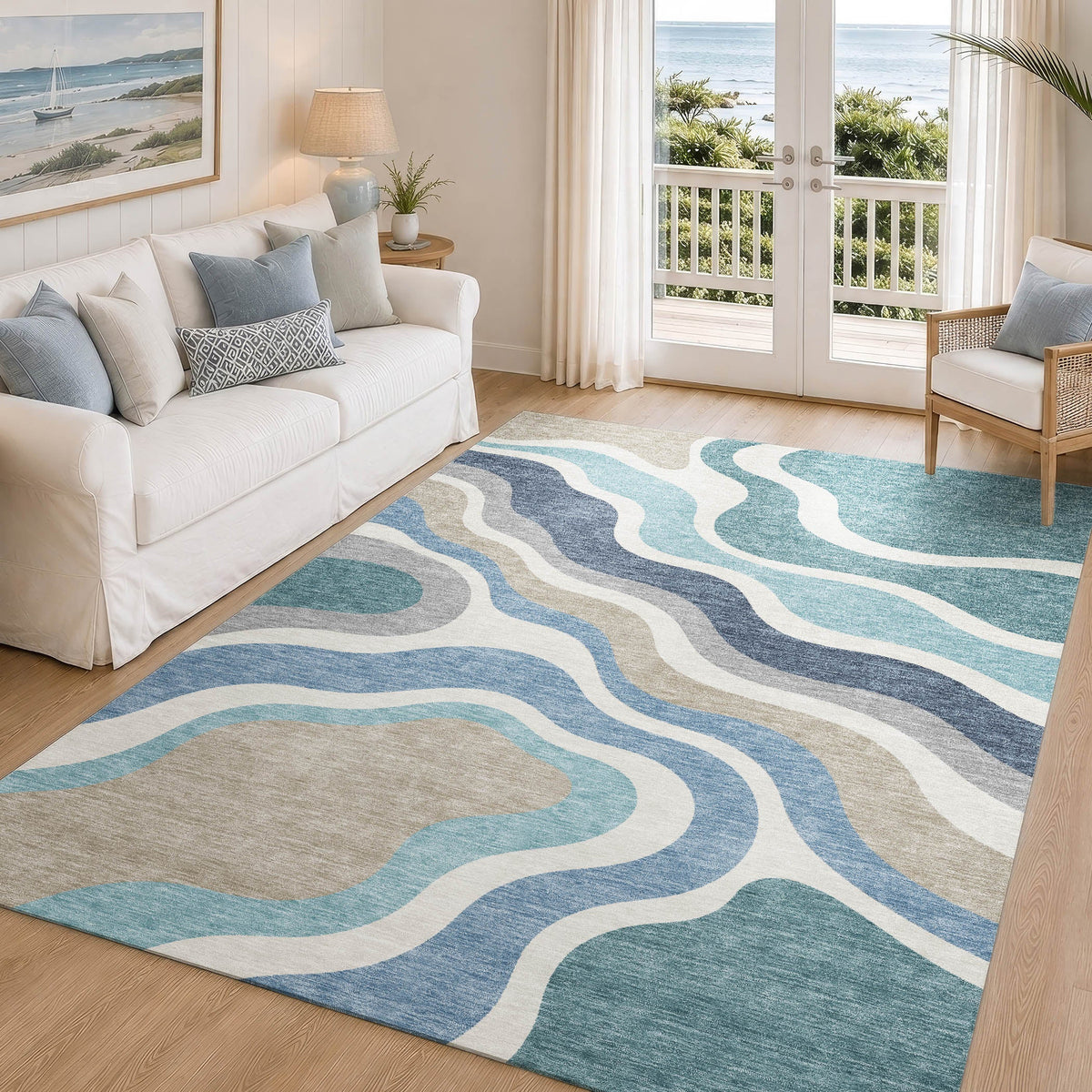 Bluewater BW10 Teal Rug