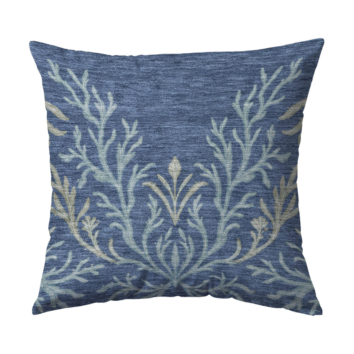 Bluewater BW11 Blue Chenille Decorative Pillow