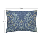 Bluewater BW11 Blue Chenille Decorative Pillow