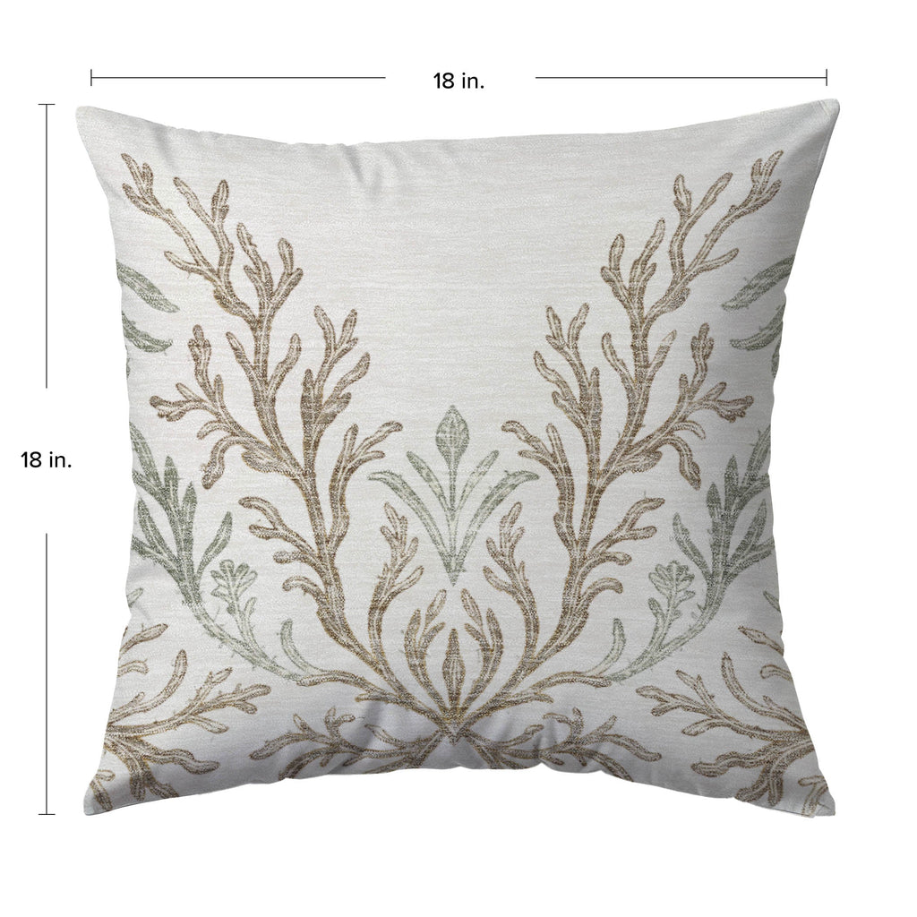 Bluewater BW11 Ivory Chenille Decorative Pillow