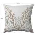 Bluewater BW11 Ivory Chenille Decorative Pillow