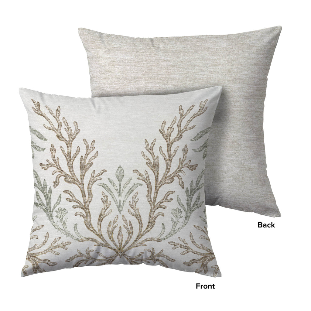 Bluewater BW11 Ivory Chenille Decorative Pillow