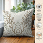 Bluewater BW11 Ivory Chenille Decorative Pillow