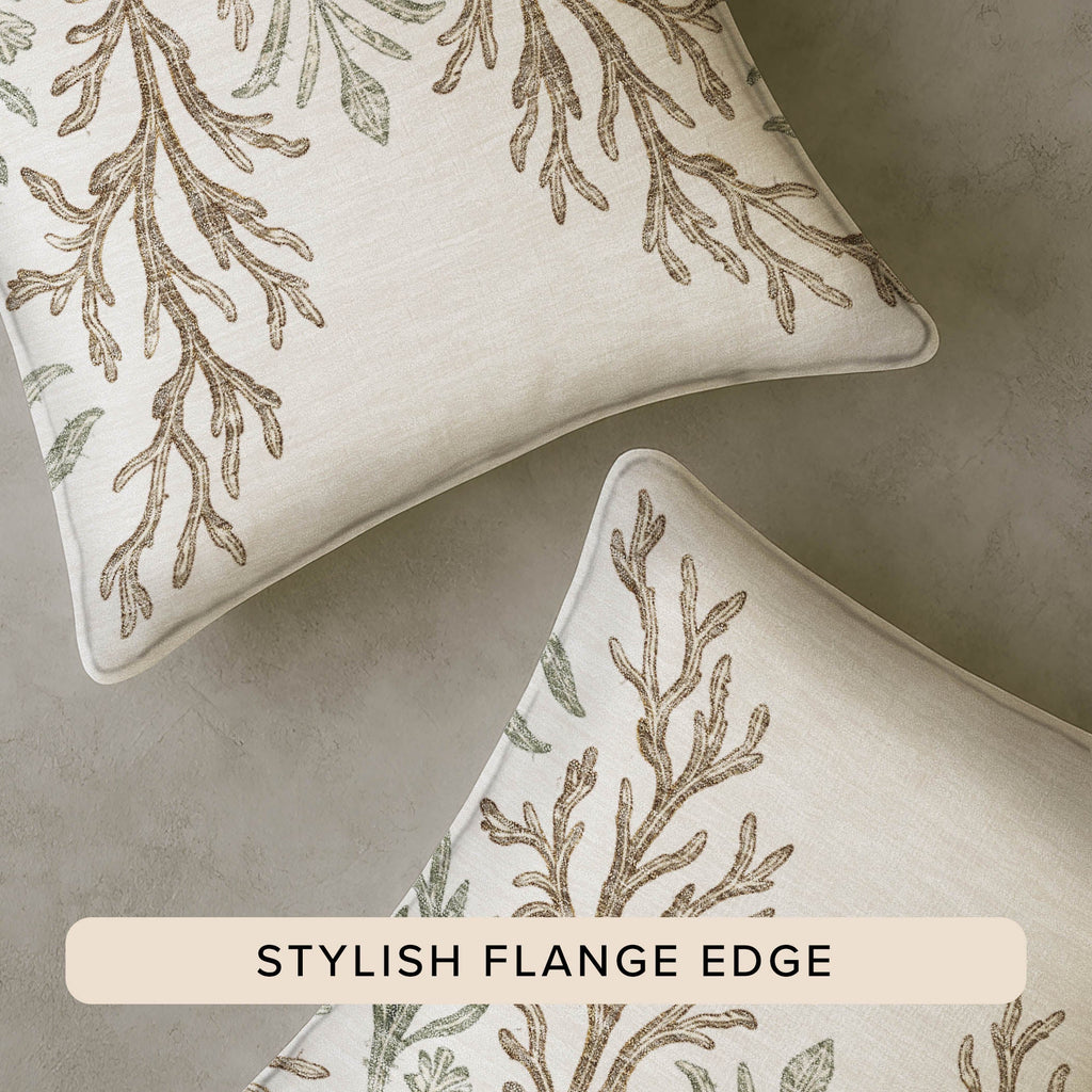 Bluewater BW11 Ivory Chenille Decorative Pillow