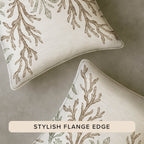 Bluewater BW11 Ivory Chenille Decorative Pillow